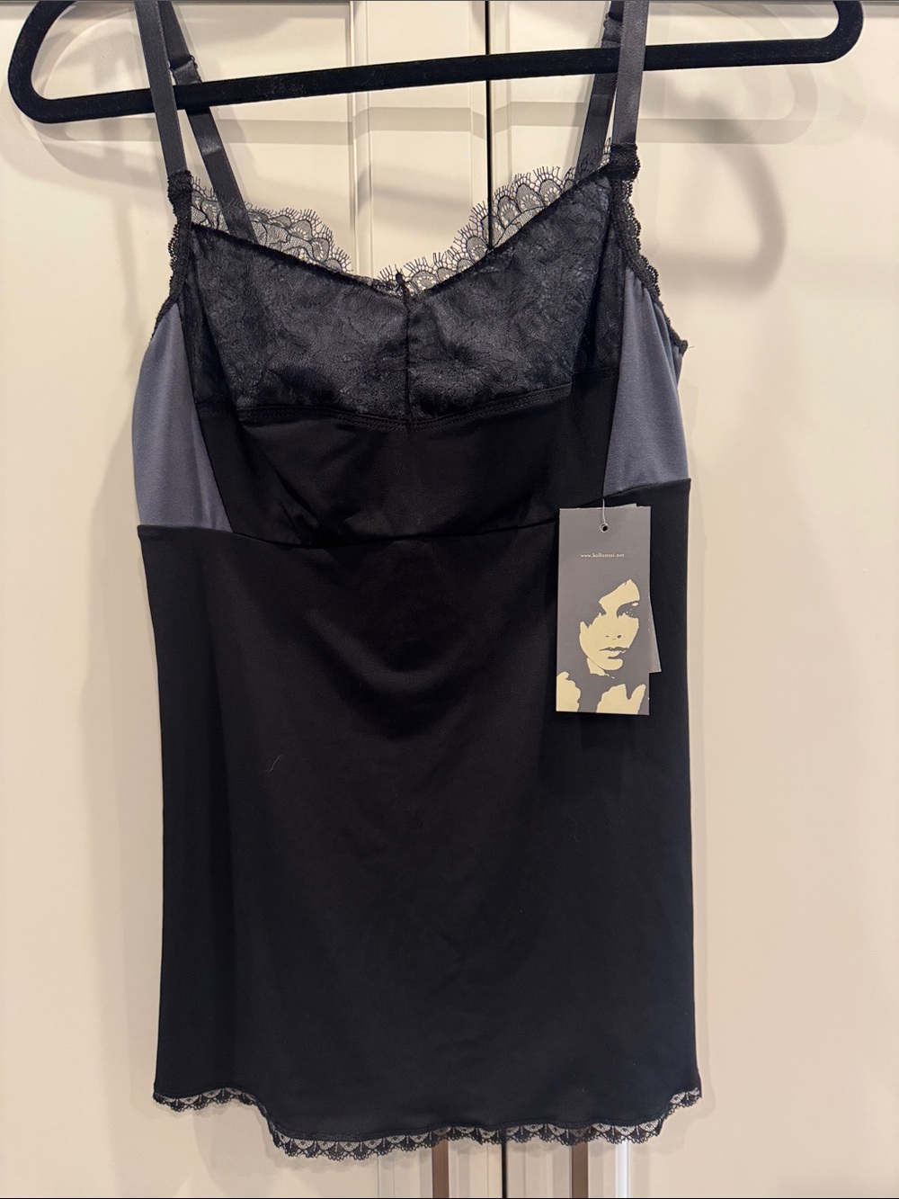 Black Lace-Trim top